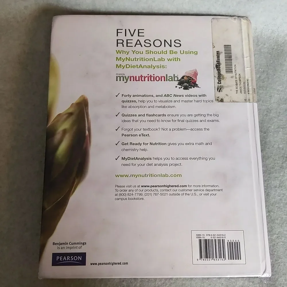 The Science Of Nutrition 2nd Edition Pearson Hardcover Textbook